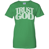 TRUST GOD MAZE Ladies T-Shirt