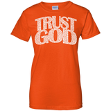 TRUST GOD MAZE Ladies T-Shirt